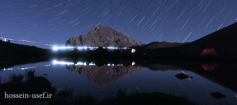 آسمان شب آزاد کوه